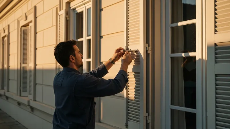 Entretien des volets