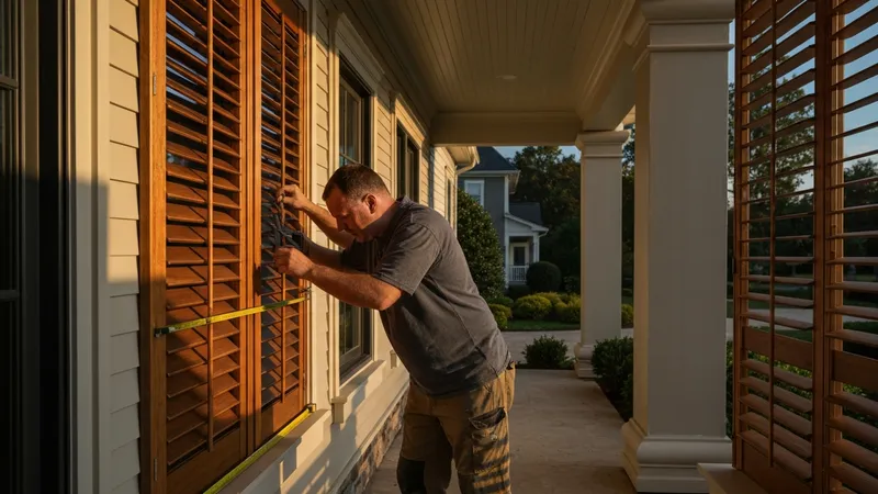 Volets sur mesure : personnalisation et service